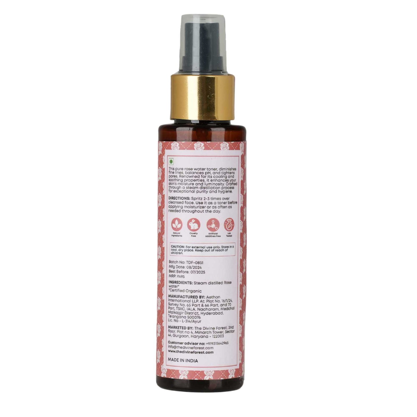 Revitalizing and Hydrating Facial Tonic Mist